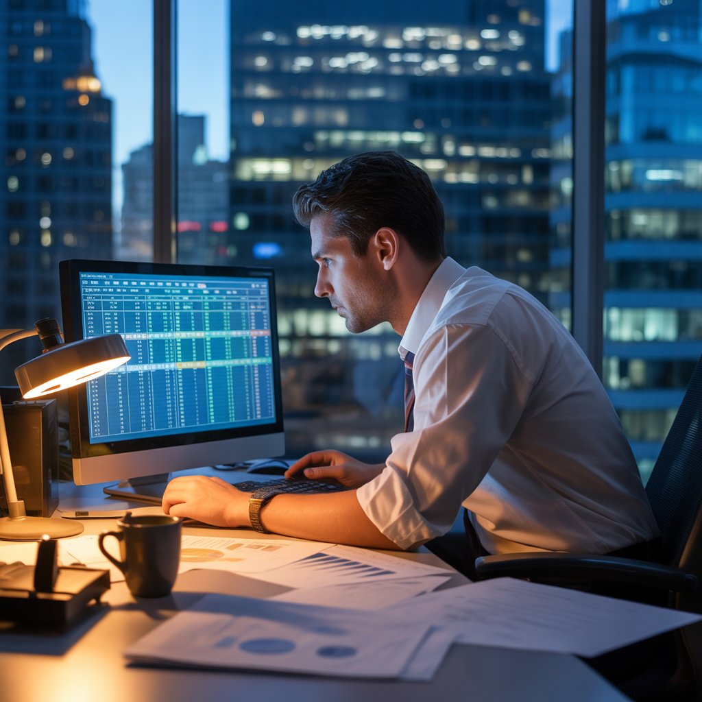 Investment Banker Excel Working